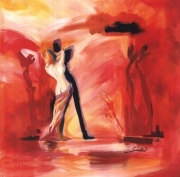 Romance in Red II - Art Print by Alfred Gockel | Movie Poster Prints from Posterazzi