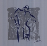 Body Language VIII (silver) - Art Print by Alfred Gockel | Movie Poster Prints from Posterazzi