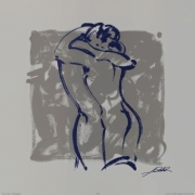 Body Language IX (silver) - Art Print by Alfred Gockel | Movie Poster Prints from Posterazzi