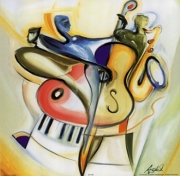 Bass-ic Instinct - Art Print by Alfred Gockel | Movie Poster Prints from Posterazzi