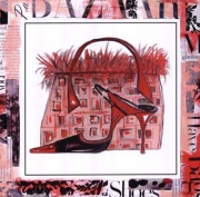 Magazine Mania Shoes II - Art Print by Marina Addison | Movie Poster Prints from Posterazzi
