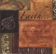 "Words to Live By, Dcorfaith" - Art Print by Debbie DeWitt | Movie Poster Prints from Posterazzi
