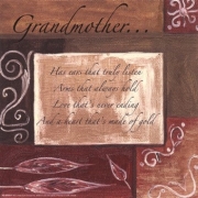 "Words to Live By, Decor...Grandmother" - Art Print by Debbie DeWitt | Movie Poster Prints from Posterazzi
