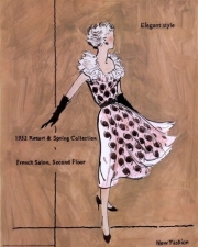 50's Dept Store Ads Elegant Style - Art Print by Del Walters | Movie Poster Prints from Posterazzi