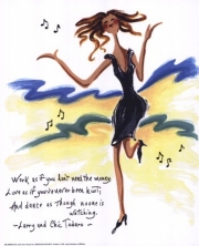 Wild Women: Dance Like No One is Watching... - Art Print by Judy Kaufman | Movie Poster Prints from Posterazzi