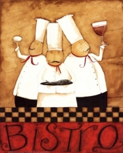 3 Chefs Wine Bistro 1 - Art Print by Dan Dipaolo | Movie Poster Prints from Posterazzi