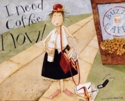 I need coffee - Art Print by Dan Dipaolo | Movie Poster Prints from Posterazzi
