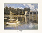 "The Bridge at Argenteuil, c.1874" - Art Print by Claude Monet | Movie Poster Prints from Posterazzi
