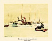 Winslow Homer - Schooners at Anchor Size 16x20 - Art Print by Winslow Homer | Movie Poster Prints from Posterazzi