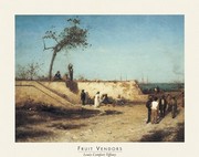 Louis comfort Tiffany - Fruit Vendors Size 8x10 - Art Print by Louis Comfort Tiffany | Movie Poster Prints from Posterazzi