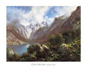 Alpine Lake - Art Print by  Millner | Movie Poster Prints from Posterazzi