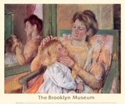 Woman Combing Her Child's Hair - Art Print by Mary Cassatt | Movie Poster Prints from Posterazzi