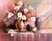 Calla Lily Blossoms - Art Print by T.C. Chiu | Movie Poster Prints from Posterazzi