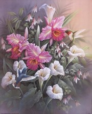 Hummingbirds With Lilies - Art Print by T.C. Chiu | Movie Poster Prints from Posterazzi