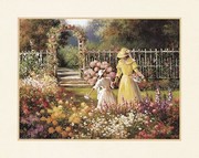 T.c. Chiu - Trellis with Garden Size 8x10 - Art Print by T.C. Chiu | Movie Poster Prints from Posterazzi