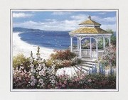 Gazebo On Beach - Art Print by T.C. Chiu | Movie Poster Prints from Posterazzi