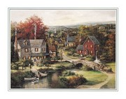 Busy Country Morning - Art Print by T.C. Chiu | Movie Poster Prints from Posterazzi