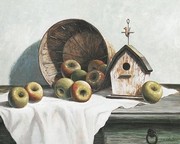 "Birdhouse, Basket, Apple" - Art Print by T.C. Chiu | Movie Poster Prints from Posterazzi
