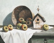 "Birdhouse, Basket, Apple" - Art Print by T.C. Chiu | Movie Poster Prints from Posterazzi
