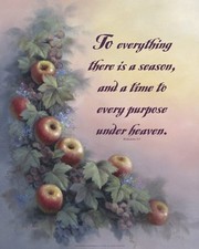 Apple and Grapes - Seasons - Art Print by T.C. Chiu | Movie Poster Prints from Posterazzi