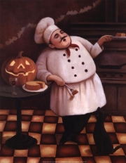Halloween Chef I - Art Print by T.C. Chiu | Movie Poster Prints from Posterazzi