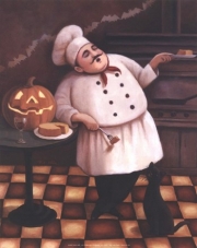 Halloween Chef I - Art Print by T.C. Chiu | Movie Poster Prints from Posterazzi