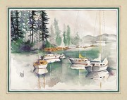 Drifting Boats - Art Print by Terry Madden | Movie Poster Prints from Posterazzi