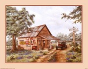 Mike's Garage - Art Print by Kay Lamb Shannon | Movie Poster Prints from Posterazzi