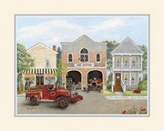 Firehouse - Art Print by Kay Lamb Shannon | Movie Poster Prints from Posterazzi