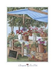 Bouquets For Sale - Art Print by Kay Lamb Shannon | Movie Poster Prints from Posterazzi