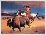 Indian Hunter - Art Print by Marianne Caroselli | Movie Poster Prints from Posterazzi