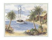 Umbrellas On The Beach - Art Print | Movie Poster Prints from Posterazzi