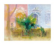 "Bull Street, Charleston" - Art Print by Greta Tomlinson | Movie Poster Prints from Posterazzi
