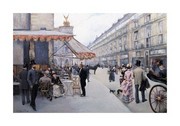 Le Cafe de la Paix Place de l'Opera Paris - Art Print by Henri Julien Dumont | Movie Poster Prints from Posterazzi