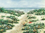 Seaside Garden - Art Print by Carol Ann Curran | Movie Poster Prints from Posterazzi