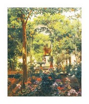 "A Garden, Seville" - Art Print by Manuel Garcia Y Rodriguez | Movie Poster Prints from Posterazzi
