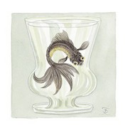 Whimsical Goldfish I - Art Print by Zoe Beresford | Movie Poster Prints from Posterazzi