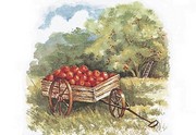 Wagon of Apples - Art Print by Peggy Thatch Sibley | Movie Poster Prints from Posterazzi