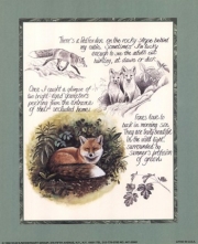 Fox Study - Art Print by Michelle Mara | Movie Poster Prints from Posterazzi