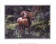 Deer in Fall Forest - Art Print by Michelle Mara | Movie Poster Prints from Posterazzi