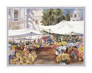 Marketplace - Art Print by Ann Mceachron | Movie Poster Prints from Posterazzi