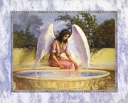 Angel with Fountain - Art Print by Ed Tadiello | Movie Poster Prints from Posterazzi