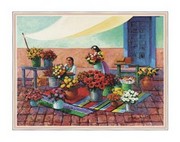 Open Flower Market - Art Print | Movie Poster Prints from Posterazzi