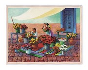 Open Flower Market - Art Print | Movie Poster Prints from Posterazzi