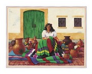 Woman with Pottery - Art Print | Movie Poster Prints from Posterazzi