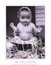 Ooooodles Of Noodles - Art Print by Linda Joy Solomon | Movie Poster Prints from Posterazzi