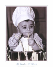 "Al Dente, Al Dente" - Art Print by Linda Joy Solomon | Movie Poster Prints from Posterazzi