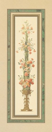 Anonymous - Floral Pedestals III Size 20x8 - Art Print | Movie Poster Prints from Posterazzi