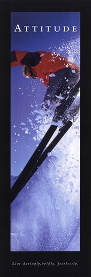 Attitude-Skier - Art Print | Movie Poster Prints from Posterazzi