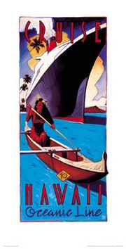 Cruise to Hawaii - Art Print by Michael Cassidy | Movie Poster Prints from Posterazzi